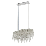 Люстра подвесная с металлическими цепочками и изогнутыми металлическими дугами 72 см Atlantis Chain варинант исполнения - 4 | Loft Concept в Ижевске