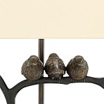 Настольная лампа Птицы на изогнутой ветке Lamp Tit варинант исполнения - 1 | Loft Concept в Ижевске