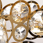 Люстра подвесная из золотых колец 57 см Golden Circles варинант исполнения - 10 | Loft Concept в Ижевске