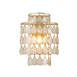 Бра с декором из натуральной морской ракушки Iridescent Light варинант исполнения - 1 | Loft Concept в Ижевске