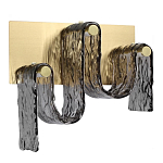 Бра волнистой формы из фактурного стекла Big Wave варинант исполнения - 1 | Loft Concept в Ижевске