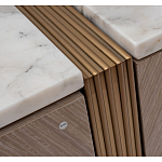 Комод с мраморной столешницей Uniqueness Marble варинант исполнения - 4 | Loft Concept в Ижевске