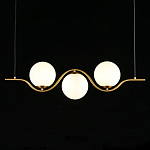 Люстра подвесная светодиодная Jagna 2 Gold and White варинант исполнения - 1 | Loft Concept в Ижевске