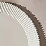 Зеркало в круглой фактурной раме Mirror Modern Texture белое варинант исполнения - 4 | Loft Concept в Ижевске