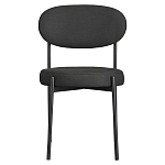 Стул мягкий Alfie Chair черный варинант исполнения - 1 | Loft Concept в Ижевске