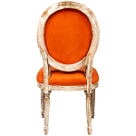 Стул из натурального бука оранжевое с цветным принтом Impressionism in Color варинант исполнения - 2 | Loft Concept в Ижевске