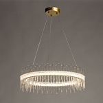 Люстра круглая с прозрачными стеклянными трубками 51 см Nembus варинант исполнения - 3 | Loft Concept в Ижевске