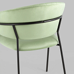 Стул в велюре фисташкового цвета Horizon варинант исполнения - 7 | Loft Concept в Ижевске