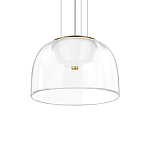 Подвесной светильник с куполообразным прозрачным стеклянным плафоном Grada Light варинант исполнения - 7 | Loft Concept в Ижевске