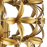 Люстра в форме шара из золотых лепестков Hanging Flowers варинант исполнения - 2 | Loft Concept в Ижевске