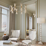 Торшер с фактурным каркасом и прямоугольным тканевым абажуром Shiye and Simplicity варинант исполнения - 3 | Loft Concept в Ижевске