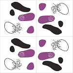 Плитка с узором Камни варинант исполнения - 1 | Loft Concept в Ижевске