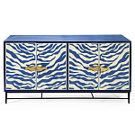 Буфет в гостиную с инкрустацией Bone Inlay Deco Sideboard - Orleans ZEBRA варинант исполнения - 4 | Loft Concept в Ижевске