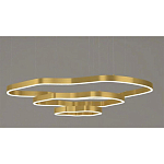 Люстра подвесная с 3-мя ассиметричными светодиодными лампами Golden Current варинант исполнения - 1 | Loft Concept в Ижевске