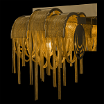 Бра с перфорированными металлическими дугами и цепочками 22 см Atlantis Chain варинант исполнения - 6 | Loft Concept в Ижевске