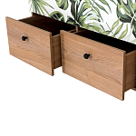 Шкаф с принтом Floral notes варинант исполнения - 3 | Loft Concept в Ижевске