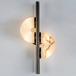 Бра  с фигурным мраморным рассеивателем Spiral of Warm Light варинант исполнения - 10 | Loft Concept в Ижевске