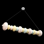 Подвесной светильник светодиодный горизонтальный в виде ожерелья из пастельных сфер Pastel Lunaria Horizon  варинант исполнения - 3 | Loft Concept в Ижевске