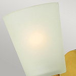 Бра с белым матовым стеклянным плафоном и тремя декоративными шарами Hinkley варинант исполнения - 9 | Loft Concept в Ижевске