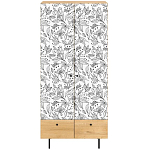 Шкаф с принтом Floral notes варинант исполнения - 2 | Loft Concept в Ижевске