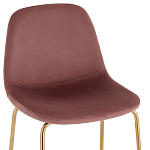 Барный стул на золотистых ножках VENDRAMIN Pink варинант исполнения - 6 | Loft Concept в Ижевске