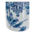 Ваза с мотивами цветущего сада с попугаями Vase Inspired by Nature варинант исполнения - 3 | Loft Concept в Ижевске