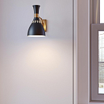 Бра с плафоном в форме песочных часов с узкими перфорированными отверстиями Feiss варинант исполнения - 7 | Loft Concept в Ижевске