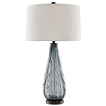 Настольная лампа с фактурным стеклянным основанием Glass Vertical варинант исполнения - 2 | Loft Concept в Ижевске