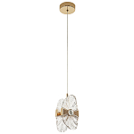 Подвесной светильник из хрусталя Fleuretta Crystal Gold Hanging Lamp варинант исполнения - 2 | Loft Concept в Ижевске