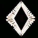 Люстра золотого цвета в форме галочки с каскадом длинных прозрачных трубок Eurofase варинант исполнения - 12 | Loft Concept в Ижевске