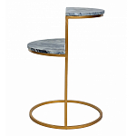 Кофейный столик с подстольем из металла Halves варинант исполнения - 5 | Loft Concept в Ижевске