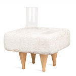 Керамический столик на деревянных ножках «Квадро» варинант исполнения - 2 | Loft Concept в Ижевске