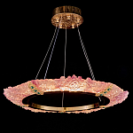 Люстра в форме кольца розовая Warm Pink Light варинант исполнения - 3 | Loft Concept в Ижевске