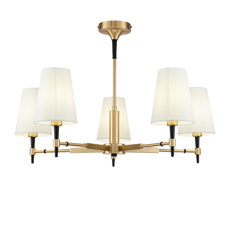 Потолочный светильник Zaragoza Е14 Латунь Белый Черный в Ижевске | Loft Concept 