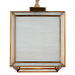 Люстра прямоугольная с каркасом золотого цвета Soft Glow Lamps варинант исполнения - 4 | Loft Concept в Ижевске