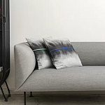 Чехол на подушку хлопковый Blake Boundaries Blue варинант исполнения - 5 | Loft Concept в Ижевске