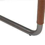 Стул мягкий с обивкой из рогожки и экокожи Contrasting Performance варинант исполнения - 4 | Loft Concept в Ижевске