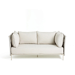 Диван садовый с плетеными ремешками и спинкой  Kleo варинант исполнения - 2 | Loft Concept в Ижевске