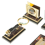 Настольный письменный набор из яшмы и долерита с декором в виде коня Manager Organizer варинант исполнения - 6 | Loft Concept в Ижевске