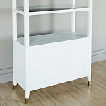 Стеллаж со стеклянными полками Elsa Dreams White варинант исполнения - 7 | Loft Concept в Ижевске