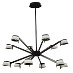 Люстра черного цвета на штанге Noir Supernova варинант исполнения - 2 | Loft Concept в Ижевске