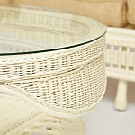 Комплект уличной мебели из ротанга Clara белый варинант исполнения - 12 | Loft Concept в Ижевске