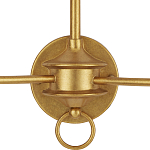 Бра настенное золотого цвета в форме подсвечника Graceful Smoothness варинант исполнения - 1 | Loft Concept в Ижевске