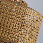 Подвесной светильник с абажуром из плтеного бамбука Light Inside the Cell варинант исполнения - 7 | Loft Concept в Ижевске