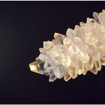 Люстра линейная светодиодная из необработанных кристаллов Mountain Comet варинант исполнения - 2 | Loft Concept в Ижевске