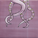 Плитка с узором Осьминог велосипедист варинант исполнения - 4 | Loft Concept в Ижевске