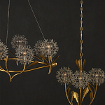 Люстра круглая с декором в виде цветков одуванчика Hanging Dandelion варинант исполнения - 6 | Loft Concept в Ижевске