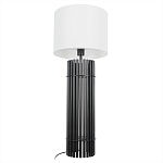 Настольная лампа с металлиеским черным трубчатым основанием Fulgurite варинант исполнения - 3 | Loft Concept в Ижевске
