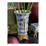 Ваза из фарфора с бронзовыми элементами Tropical Garden варинант исполнения - 8 | Loft Concept в Ижевске