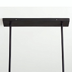 Люстра линейная прямоугольная с подвесками из натурального перламутра Nacre варинант исполнения - 4 | Loft Concept в Ижевске